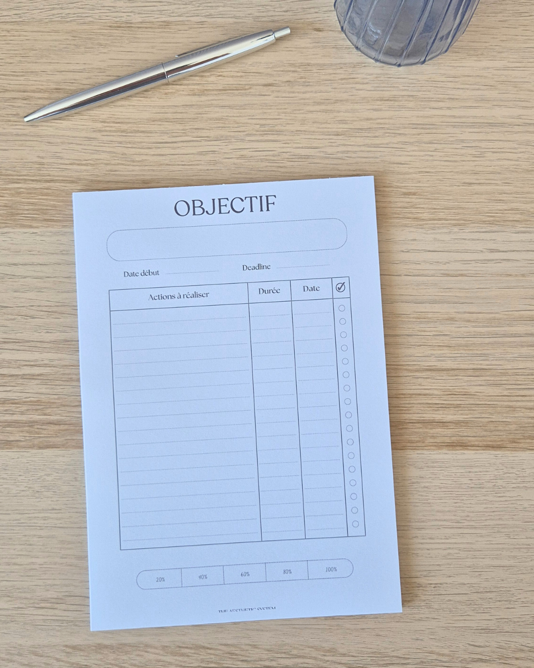 Goal planner - format A5