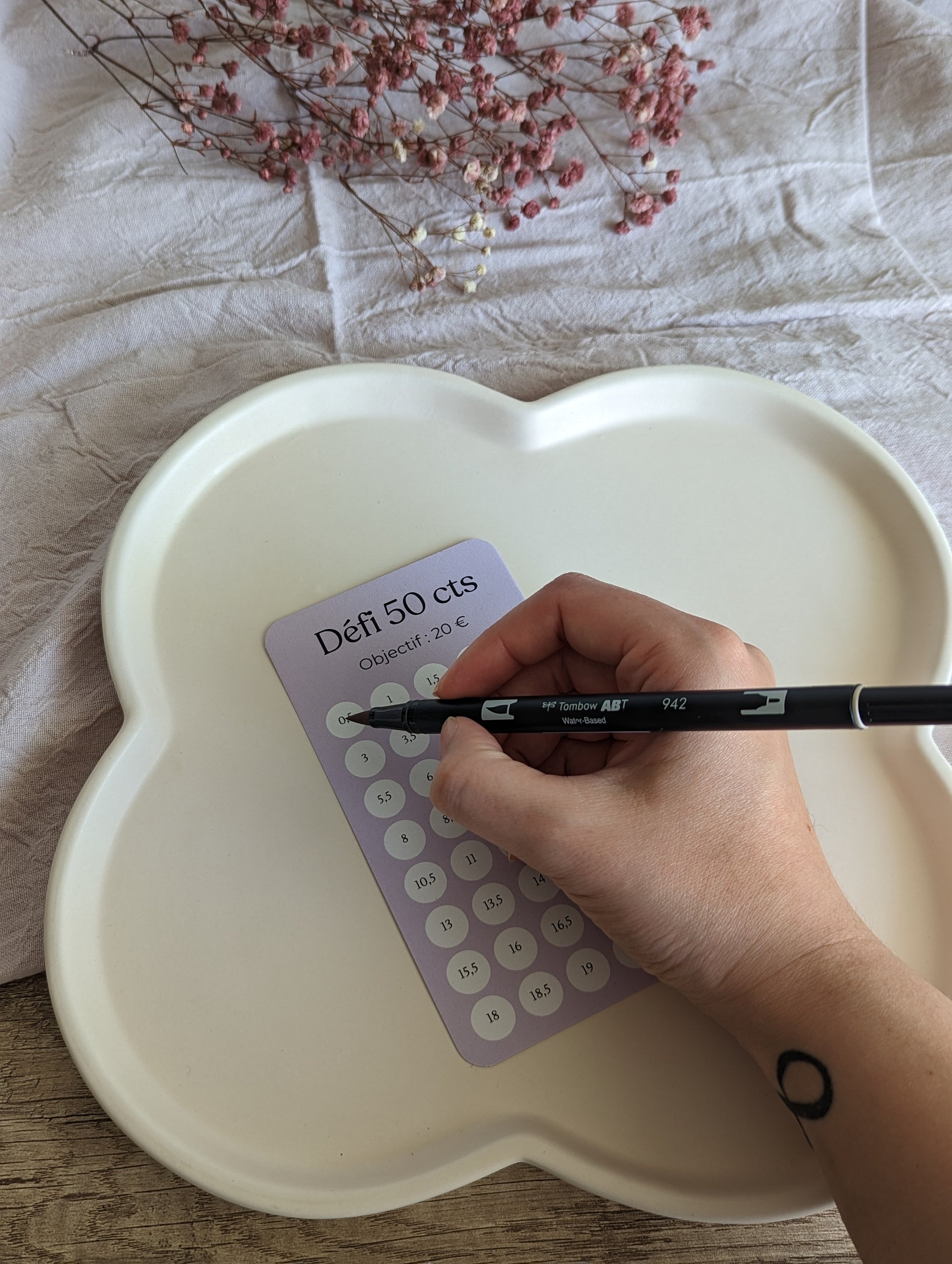 Defi budget violet